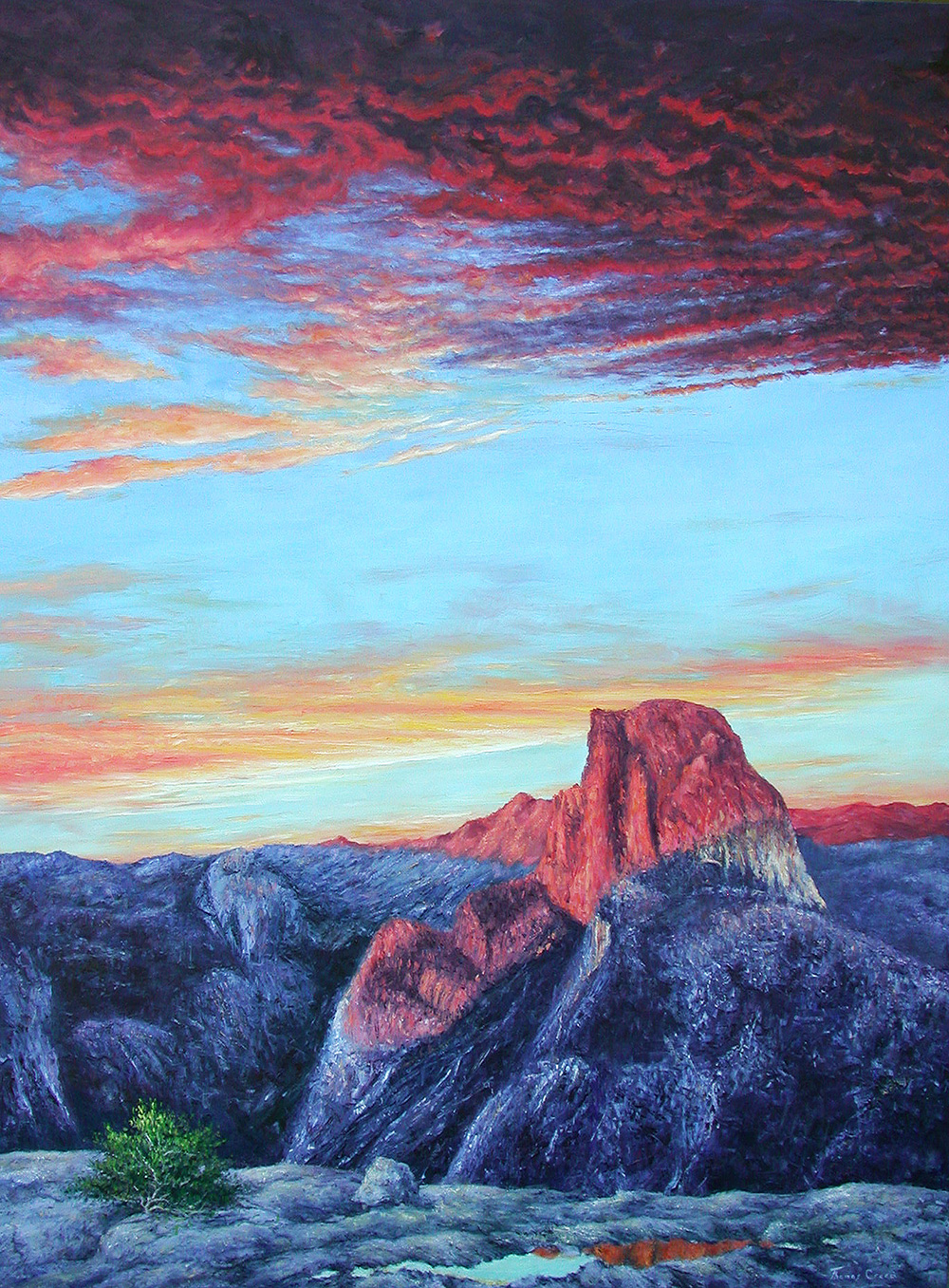 Reflections Of Half Dome | Thomas Creed, Fine Artist